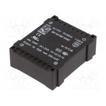 BV UI 301 0167; Transformer: encapsulated; 3VA; 115/115VAC; 6V; 6V; 250mA; 250mA; HAHN