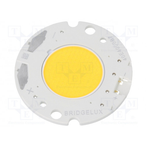BXRC-40E4000-D-73; Power LED; COB; 120°; 1050mA; P: 29.5W; 4545lm; Ø36.2mm; CRImin: 80; BRIDGELUX BXRC-40E4000-D-73; Power LED; COB; 120°; 1050mA; P: 29.5W; 4545lm; Ø36.2mm; CRImin: 80; BRIDGELUX
