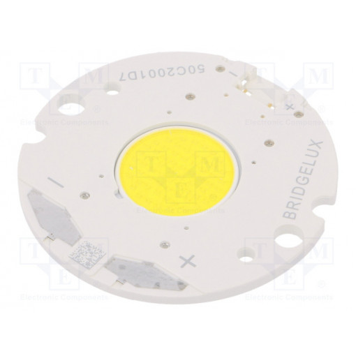 BXRC-50C2001-D-74; Power LED; COB; 120°; 500mA; P: 15.5W; 2609lm; Ø36.2mm; CRImin: 70; BRIDGELUX BXRC-50C2001-D-74; Power LED; COB; 120°; 500mA; P: 15.5W; 2609lm; Ø36.2mm; CRImin: 70; BRIDGELUX