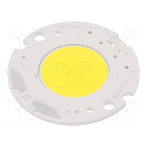 BXRC-50C4001-D-74; Power LED; COB; 120°; 1050mA; P: 29.5W; 4996lm; Ø36.2mm; CRImin: 70; BRIDGELUX BXRC-50C4001-D-74; Power LED; COB; 120°; 1050mA; P: 29.5W; 4996lm; Ø36.2mm; CRImin: 70; BRIDGELUX