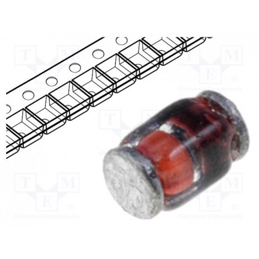 BZM55B16-TR; Diode: Zener; 0.5W; 16V; SMD; reel,tape; MicroMELF; single diode; VISHAY