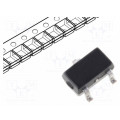 BZX84C3V3W-7-F; Diode: Zener; 0.2W; 3.3V; SMD; reel,tape; SOT323; single diode; DIODES INCORPORATED