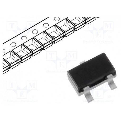 BZX84C4V7T-7-F; Diode: Zener; 0.15W; 4.7V; SMD; reel,tape; SOT523; single diode; DIODES INCORPORATED