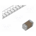 C0603V102KCRACTU; Capacitor: ceramic; MLCC; 1nF; 500VDC; X7R; ±10%; SMD; 0603; KEMET