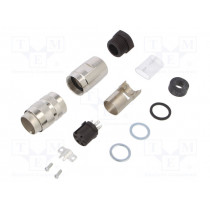 C091 31D005 101 2; Connector: M16; plug; female; soldering; for cable; PIN: 5; 7A; 300V; AMPHENOL