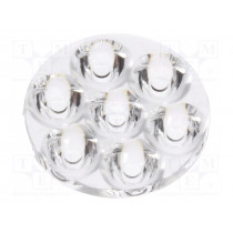 C11716_ANNA-40-7-S; LED lens; round; Mat: PMMA plexiglass; transparent; 11÷19°; Ø: 40mm; LEDIL