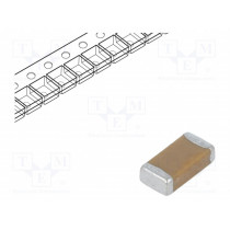 C1206F104K5RACTU; Capacitor: ceramic; MLCC; 100nF; 50VDC; X7R; ±10%; SMD; 1206; KEMET