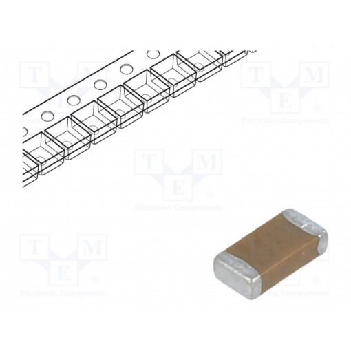 C1206F224K5RACTU; Capacitor: ceramic; MLCC; 220nF; 50VDC; X7R; ±10%; SMD; 1206; KEMET