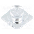 C13055_EMMA-360; LED lens; square; Mat: PMMA plexiglass; transparent; 152÷174°; LEDIL C13055_EMMA-360; LED lens; square; Mat: PMMA plexiglass; transparent; 152÷174°; LEDIL