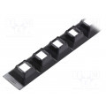 C16585_DAISY-28X1-SHD; LED lens holder; rectangular; Colour: black; H: 20.2mm; LEDIL C16585_DAISY-28X1-SHD; LED lens holder; rectangular; Colour: black; H: 20.2mm; LEDIL