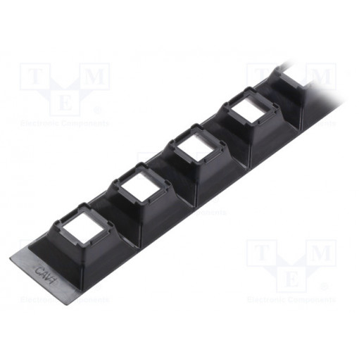 C16585_DAISY-28X1-SHD; LED lens holder; rectangular; Colour: black; H: 20.2mm; LEDIL