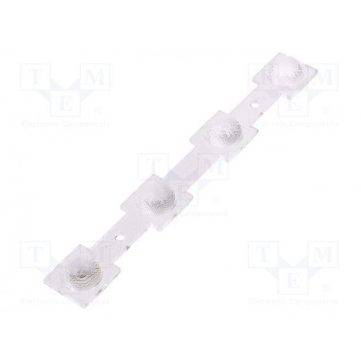 C16588_DAISY-4X1-W; LED lens; rectangular; transparent; 50°; Application: C16585; LEDIL