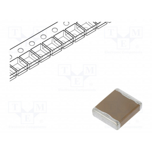 C2220C105KARACTU; Capacitor: ceramic; MLCC; 1uF; 250VDC; X7R; ±10%; SMD; 2220; KEMET