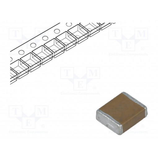 C2220X103KHRACTU; Capacitor: ceramic; MLCC; 10nF; 3kVDC; X7R; ±10%; SMD; 2220; KEMET