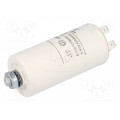 C276CC35100AA0J; Capacitor: motors, run; 10uF; 420VAC; Ø35x56.5mm; -25÷85°C; ±5%; KEMET