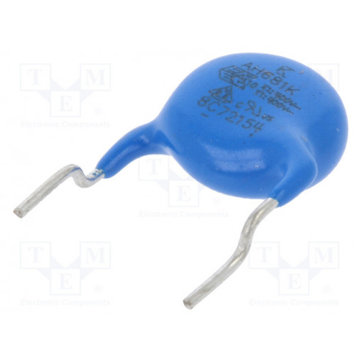 C921U681KVYDBAWL35; Capacitor: ceramic; X1/Y1; 680pF; Y5P; ±10%; THT; 10mm; Series: C900; KEMET