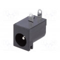C9743-CCRNB001R; Socket; DC supply; male; 5,5/2,1mm; 5.5mm; 2.1mm; THT; angled 90°; HSM