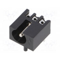 C9745-CCNYB000R; Socket; DC supply; male; 5,5/2,1mm; 5.5mm; 2.1mm; THT; angled 90°; HSM