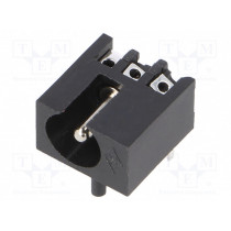 C9745-CCNYB000R; Socket; DC supply; male; 5,5/2,1mm; 5.5mm; 2.1mm; THT; angled 90°; HSM C9745-CCNYB000R; Socket; DC supply; male; 5,5/2,1mm; 5.5mm; 2.1mm; THT; angled 90°; HSM