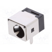 C9751-DCVBR000R; Socket; DC supply; male; 5,5/2,5mm; 5.5mm; 2.5mm; THT; angled 90°; HSM C9751-DCVBR000R; Socket; DC supply; male; 5,5/2,5mm; 5.5mm; 2.5mm; THT; angled 90°; HSM