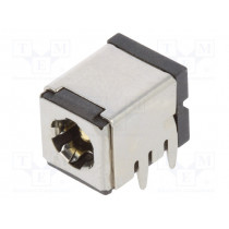 C9753-DGYB0000R; Socket; DC supply; male; 5,5/2,5mm; 5.5mm; 2.5mm; THT; angled 90°; HSM C9753-DGYB0000R; Socket; DC supply; male; 5,5/2,5mm; 5.5mm; 2.5mm; THT; angled 90°; HSM