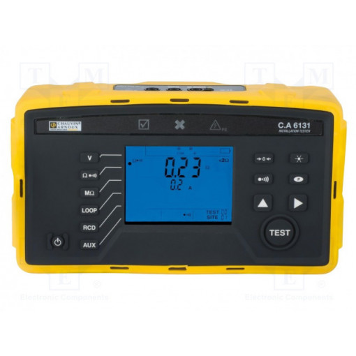C.A 6131; Meter: appliance meter; LCD,bargraph,with a backlit; IP54; 700g; CHAUVIN ARNOUX