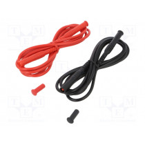 P01295288Z; Set of test leads; Inom: 15A; Len: 1.5m; red and black; CHAUVIN ARNOUX