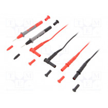 P01295474Z; Set of test leads; Inom: 15A; Len: 1.5m; red and black; CHAUVIN ARNOUX