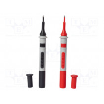 P01295491Z; Test probe; 10A; red and black; Socket size: 4mm; 2pcs.; CHAUVIN ARNOUX
