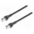 CA00613.00C10; Patch cord; SF/UTP; 5e; stranded; Cu; PVC; black; Len: 10m; 26AWG; BELDEN