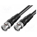 50272; Cable; 50Ω; 1m; BNC plug,both sides; black; Goobay