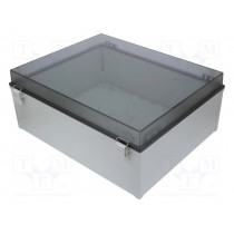 CAB PC 504020 T; Enclosure: wall mounting; X: 400mm; Y: 500mm; Z: 200mm; CAB; grey; FIBOX