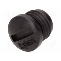 CAP-WBBFSMA1; Protection cover; IP67; for female M8 connectors; AMPHENOL