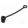 CAP-WBBFSPC1; Protection cover; for cable; IP67; for female M8 connectors; AMPHENOL