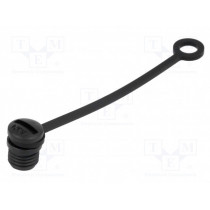 CAP-WBBFSPC1; Protection cover; for cable; IP67; for female M8 connectors; AMPHENOL