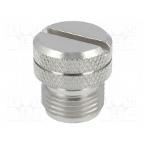 CAP-WBDFSMA2; Protection cover; for female M12 connectors; IP67; metal; AMPHENOL