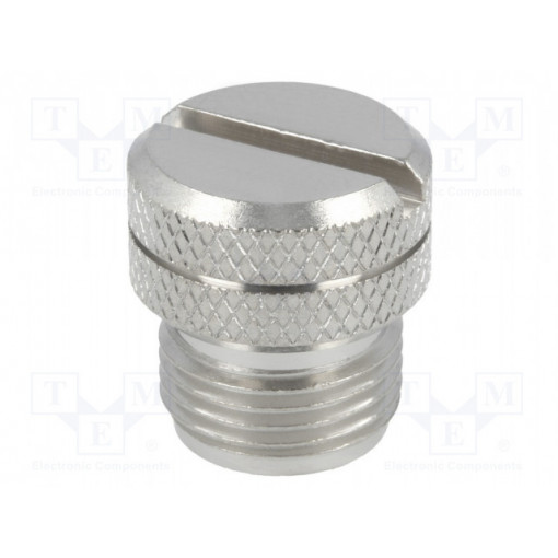 CAP-WBDFSMA2; Protection cover; for female M12 connectors; IP67; metal; AMPHENOL CAP-WBDFSMA2; Protection cover; for female M12 connectors; IP67; metal; AMPHENOL