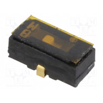 CAS-120A; Switch: slide; Pos: 2; SPDT; 0.1A/6VDC; ON-ON; Mounting: SMT; Nidec Copal Electronics