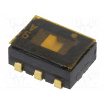 CAS-220A; Switch: slide; Pos: 2; DPDT; 0.1A/6VDC; ON-ON; Mounting: SMT; Nidec Copal Electronics