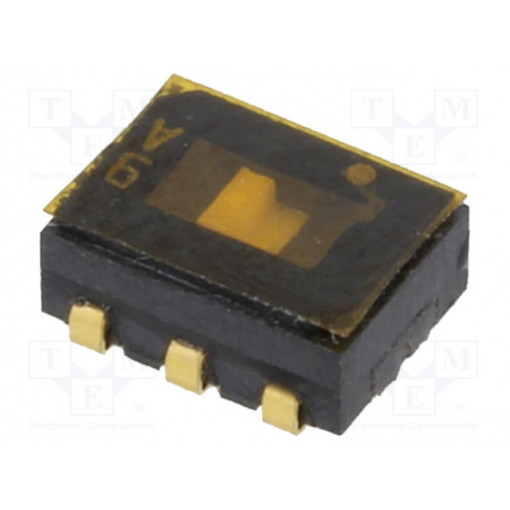 CAS-220A; Switch: slide; Pos: 2; DPDT; 0.1A/6VDC; ON-ON; Mounting: SMT; Nidec Copal Electronics
