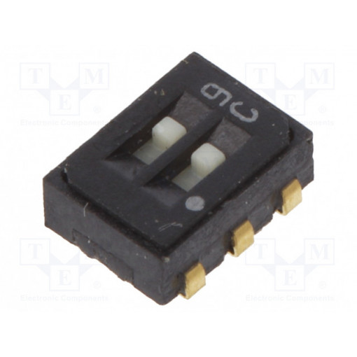 CAS-D20A; Switch: slide; Pos: 2; SPDT; 0.1A/6VDC; ON-ON; Mounting: SMT; Nidec Copal Electronics