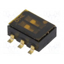 CAS-D20B; Switch: slide; Pos: 2; SPDT; 0.1A/6VDC; ON-ON; Mounting: SMT; Nidec Copal Electronics
