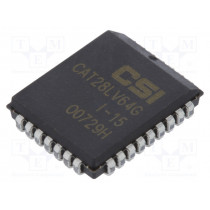 CAT28LV64GI-15; EEPROM memory; parallel; Mounting: SMD; -40÷85°C; Case: PLCC32; CATALYST SEMICONDUCTOR Inc.