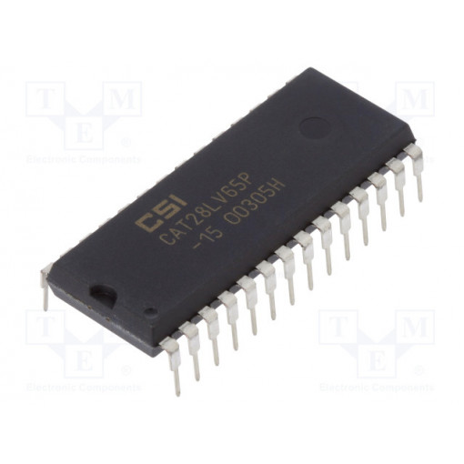 CAT28LV65P-15; EEPROM memory; parallel; Mounting: SMD; 0÷70°C; Case: DIP28; 3÷3.6V; CATALYST SEMICONDUCTOR Inc.
