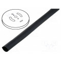 CB-DWT(3X) 6,4MM 100M/ROLL; Heat shrink sleeve; glued; 3: 1; 6.4mm; black; polyolefine; CYG