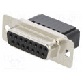 CDA-15S(05); D-Sub; PIN: 15; plug; female; Type: w/o contacts; Series: CD; HIROSE