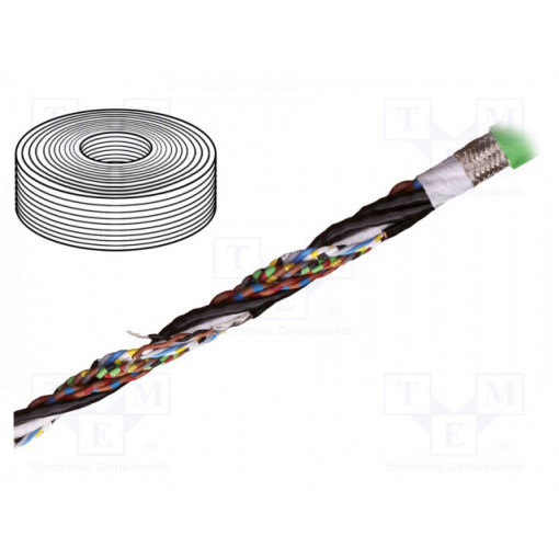 CF211.018; Wire: test lead cable; chainflex® CF211; 2x2x0,25mm2 + 2x0,5mm2; igus