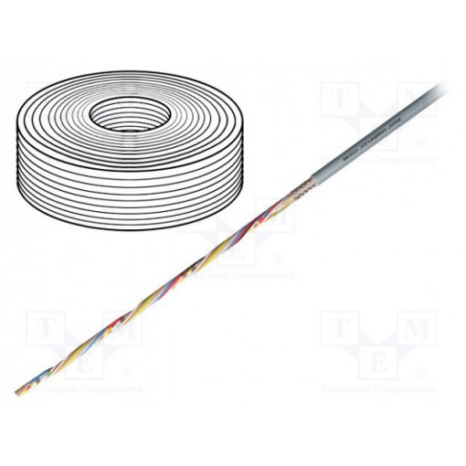 CF240.01.03; Wire: data transmission; chainflex® CF240; 3x0,14mm2; PVC; grey; igus