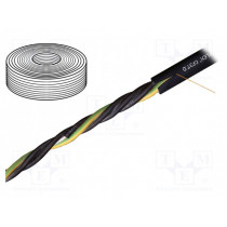 CF37.15.04.D; Wire: motor; chainflex® CF37.D; 4G1,5mm2; TPE; black; stranded; Cu; igus