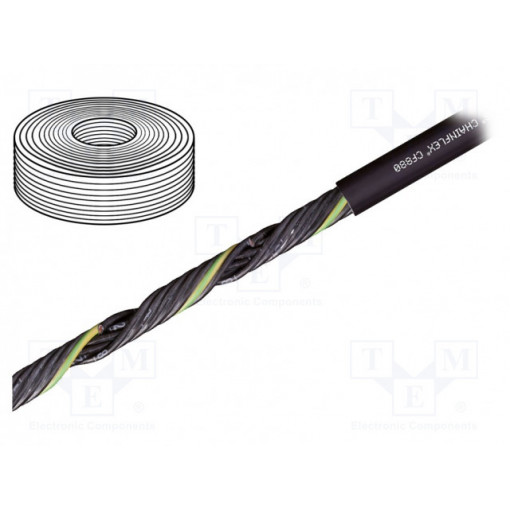 CF880.05.25; Wire: control cable; chainflex® CF880; 25G0,5mm2; PVC; black; Cu; igus